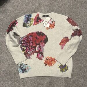 Desigual Multicolor Artistic Sweater